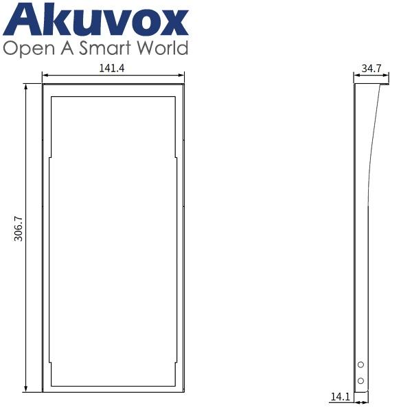 AV-S538 IN WALL RAINCOVER