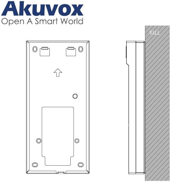 AV-S535 INST.-KIT ON WALL