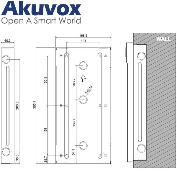 AV-S539 IN WALL INST.-KIT