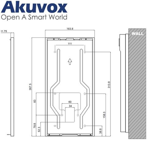 AV-S539 ON WALL INST.-KIT